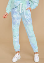 Load image into Gallery viewer, Women Tie-Dye Drawstring Elastic-Waist Jogger Pants